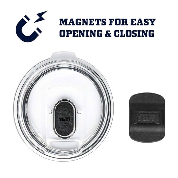 Yeti Rambler wi/ Monogram "PLS" 20oz Travel Mug w/ MagSlider Lid Stainless Steel - Picture 11 of 13